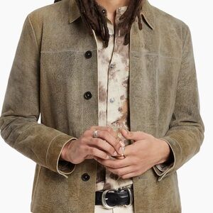 John Varvatos Olive Green Jacket